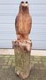 Große Holzschnitzerei Amerikanischer Seeadler