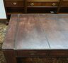 Einzigartiger Chesterfield schreibtisch komplett aus leder