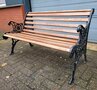 Antike parkbank gartenbank