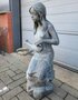 Antike bronzestatue Frau mit wasserkannen