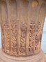 Große rostige gusseisen vase 90 cm