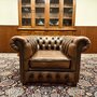 Rochester Chesterfield 1-sitzer sofa Dunkelbraun