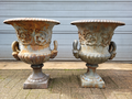 Antike gusseisen bartmann gartenvase