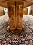 Antike Italienisches wurzelholz esstisch mit stühle
