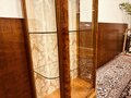 Antike Italienisches wurzelholz vitrine
