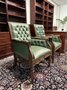 Englischer Chesterfield Library chair stuhl Grün