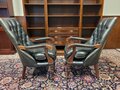 Englischer Chesterfield Library chair stuhl schwarz