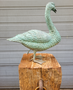 Bronze kunstwerk eines Goose