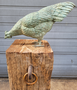 Antike bronze statue von eines Huhn