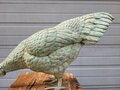 Antike bronze statue von eines Huhn