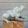 Antike bronze statue von eines Frosch