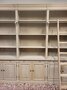 Landhausstil eiche Bücherregal Bibliotheksschrank mit Leiter