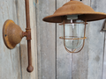 Rustikale wandlampe cortenstahl - WC19