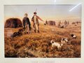 Gemälde einer englischen Jagdszene ''Chasse a la Pedrix''