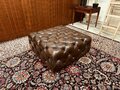 Englische Chesterfield Hocker Slipperbox