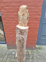 Holzskulptur einer Eule