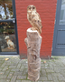 Holzskulptur einer Eule