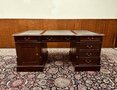 Klassische Englische Chesterfield Schreibtisch Partnerdesk