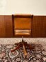 English Chesterfield Bürostuhl Braun