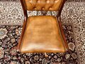 English Chesterfield Bürostuhl Braun