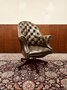 Chesterfield Bürostuhl Olive
